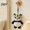 Plush Bag Charm Cat Panda Doll with Watermelon Hat, Cute Soft Stuffed Animal Unique Toy Toy, Charm, Gift for Kids Girls Home Decor Decorative