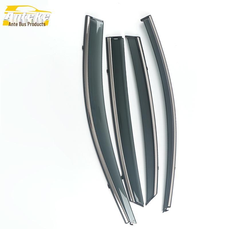 2016-18 Besturn B30 3D Stainless Steel Rain Guards & Visor Trim
