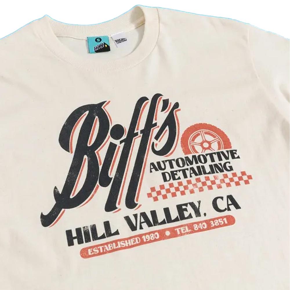 Back To The Future Unisex Adult Biffs Automotive Detailing T-Shirt