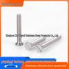 304 Stainless Steel Countersunk Machine Thread Screw with One-Word Head