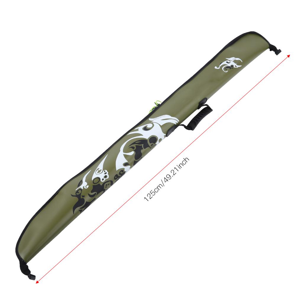 EVA Folding Wear Resistant Waterproof Tackle Packet Portable Large Capacity Fishing Rod Protection Pole Storage Bag