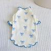 Spring, Summer and Autumn Printed New Bottom Cat Cute Small Dog Pet Puppy Home Vest