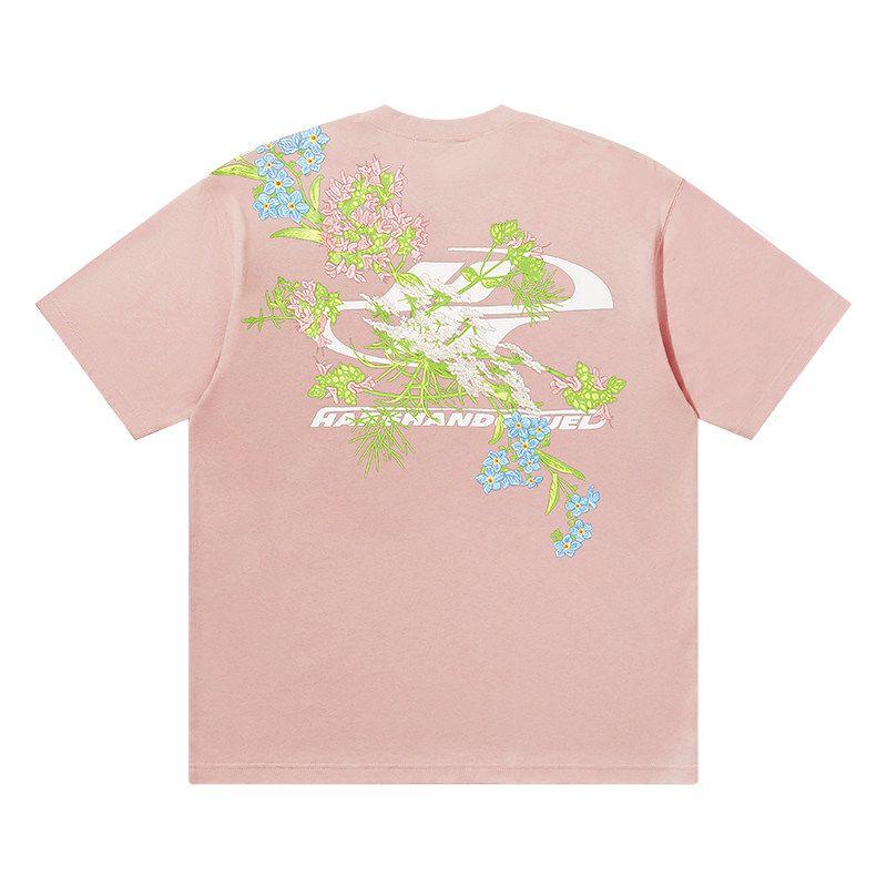 Cleanfit Street Florals Chinese Style Short Sleeve Embroider