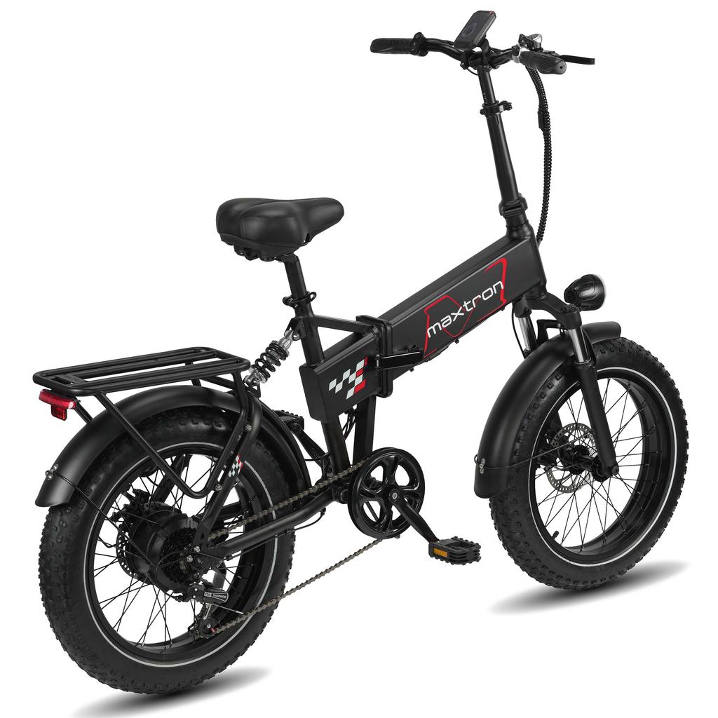 Maxturn Polaris Vikbar Vuxen Elcykel med 250W Motor 48V13Ah Batteri 20-tums Terrängdäck Perfekt för Stadspendling och Utomhuscykling