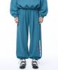 PRINOAR Sports String Single-Pleat Wide Pants - Peacock Green