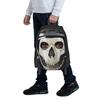 Silly Ghost Cod Student Backpack School Bag Hiking Travel Daypack for Men Women Fashion Bookbag Shoulder Bags