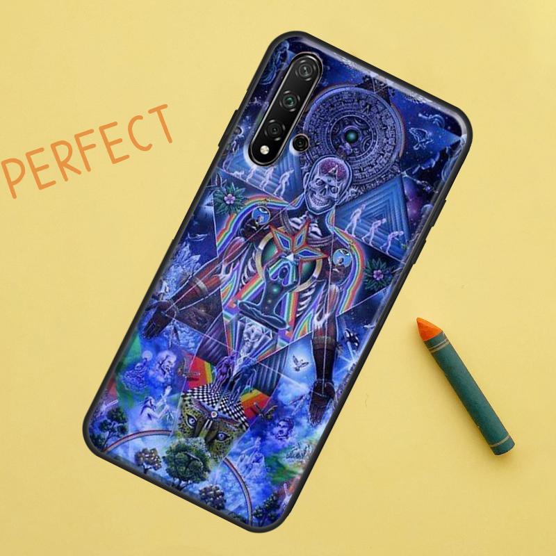 Spiritual Trippy Psychedelic For Huawei Nova 8i 12i 11i 12s Y73 Y72 Y61 Y91 Y90 Y70 Y60 9 10 SE P30 P40 Lite P60 Pro Case