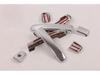 Chrome-Plated ABS Door Handle Decor for 2007 Qashqai - Standard & Smart Versions