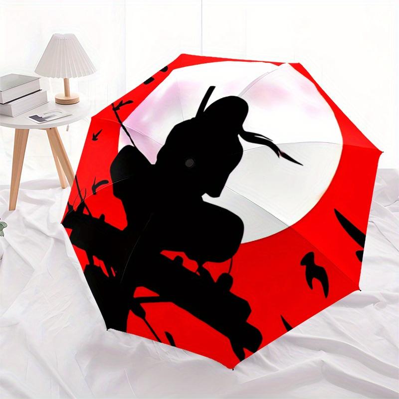 1pc Moon Ninja Windproof Automatic Umbrella, Lightweight for Women/Men, Perfect Christmas Gift A0811250