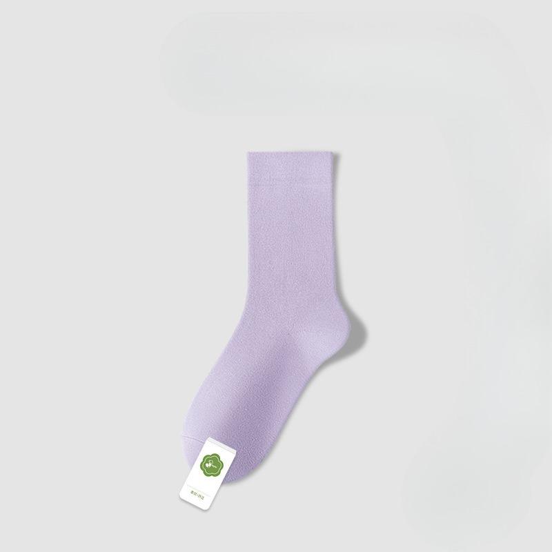 Pure Cotton Women's Sweat-absorbing Women's Socks, Postpartum Socks, White Pile Socks, Summer Thin Women's Socks