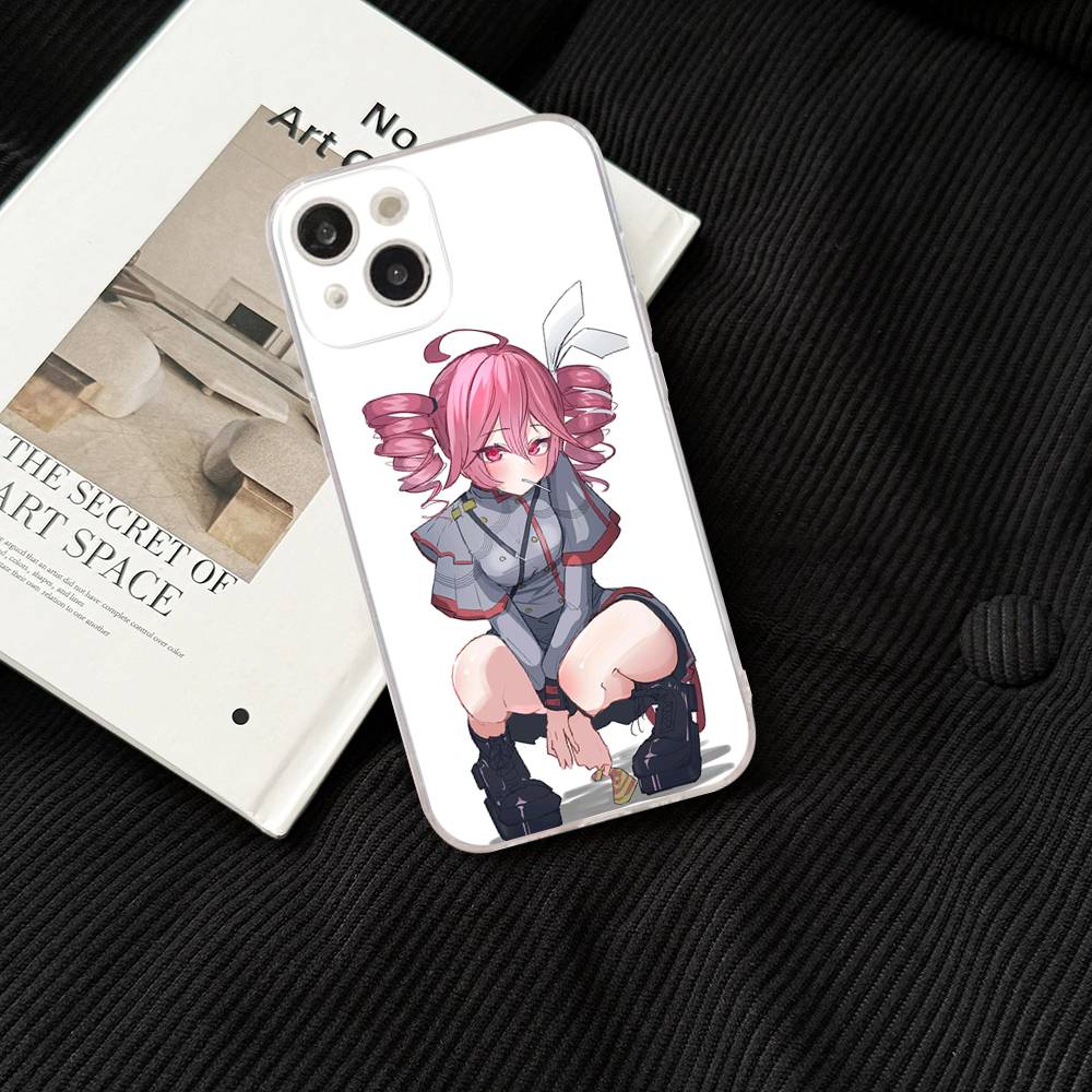 H-Hot V Kasane T-Teto Phone Case For iPhone 17 16 15 14 Plus 13 12 11 Pro Max Transparent Shockproof Cover