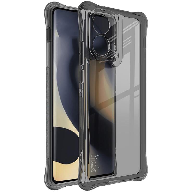 

IMAK For Motorola Edge (2024) 5G Case Airbag Protection Anti-drop TPU Phone Cover Transparent Black