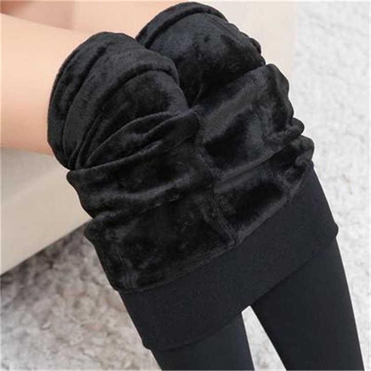 Winter Fleece Legging Pants Thicken 