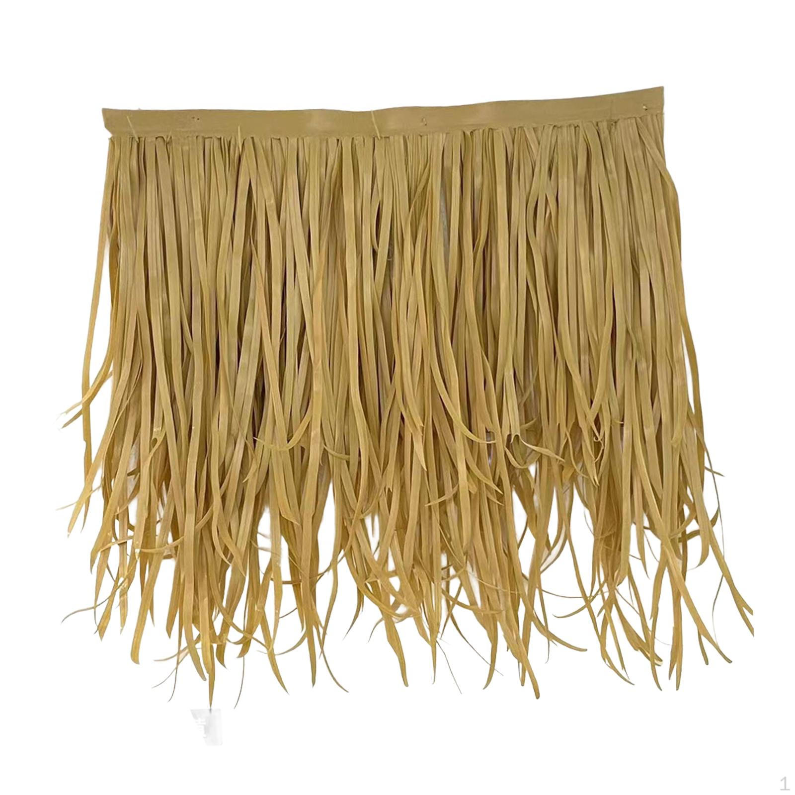 

18,5x19,5 дюймов искусственная трава на крыше соломенная барная хижина аксессуар забор украшение для вечеринки декоративное Style A