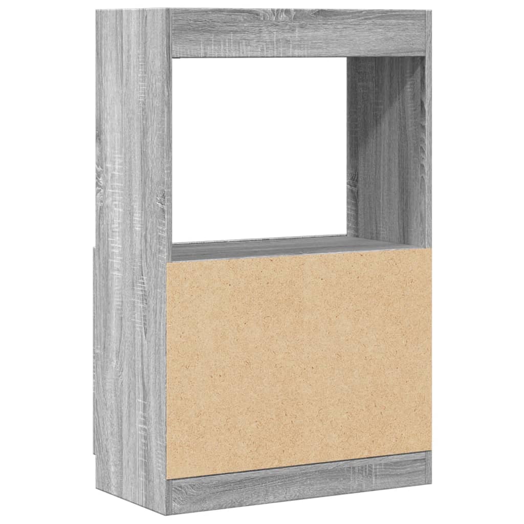 Highboard Gray Sonoma Oak 63 x 33 x 100 cm Particleboard