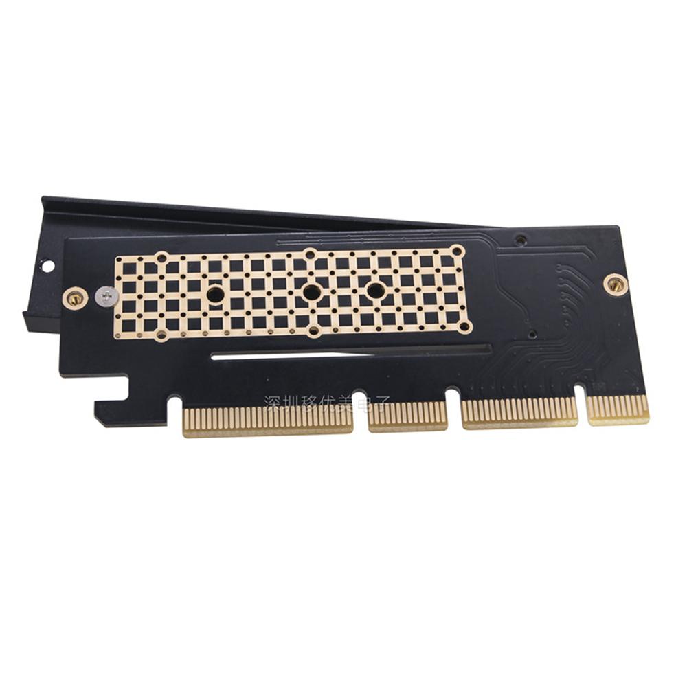 1× M.2 PCIe NVMe SSD to PCI-E Express 3.0 X4 X8 X16 Adapter Card Full Speed 2280