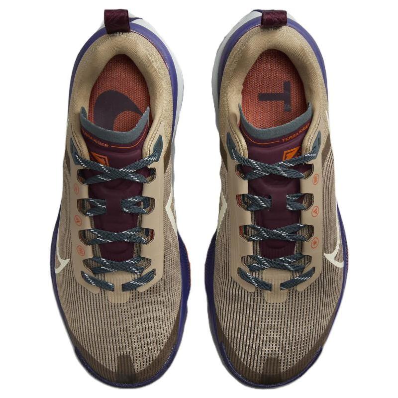 Nike React Terra Kiger 9 Khaki Deep Jungle Safety Orange Sea Glass Women's Sneakers DR2694-200