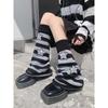 Y2K Black Star Women’s Slouchy Calf Socks & Leg Warmers