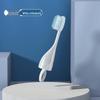 Portable All-in-One Travel Toothbrush & Toothpaste Set with Soft Bristles and Folding Design for Orthodontic Appliances