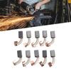 10 Pcs Carbon Brushes 5x8x12mm Spare Parts For Angle Grinder G720 Carbon Brushes Power Tool Accessories