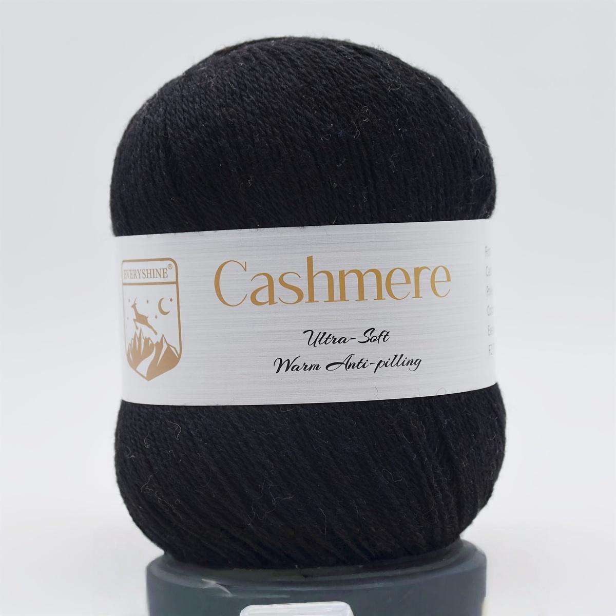 

6 мотков премиальной кашемировой пряжи – 50 г/моток 320 м Мягкая пряжа для вязания и крючком для рукоделия, связанного вручную – Роскошное теплое волокно для шарфов, шапок, свитеров