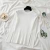 Autumn Neck Fit Round Slim Base Knitted Sweaters Women Winter New Fashion Long Sleeve Pullovers Sweater Woman Elegant Solid Casual Lady Jumpers 25477