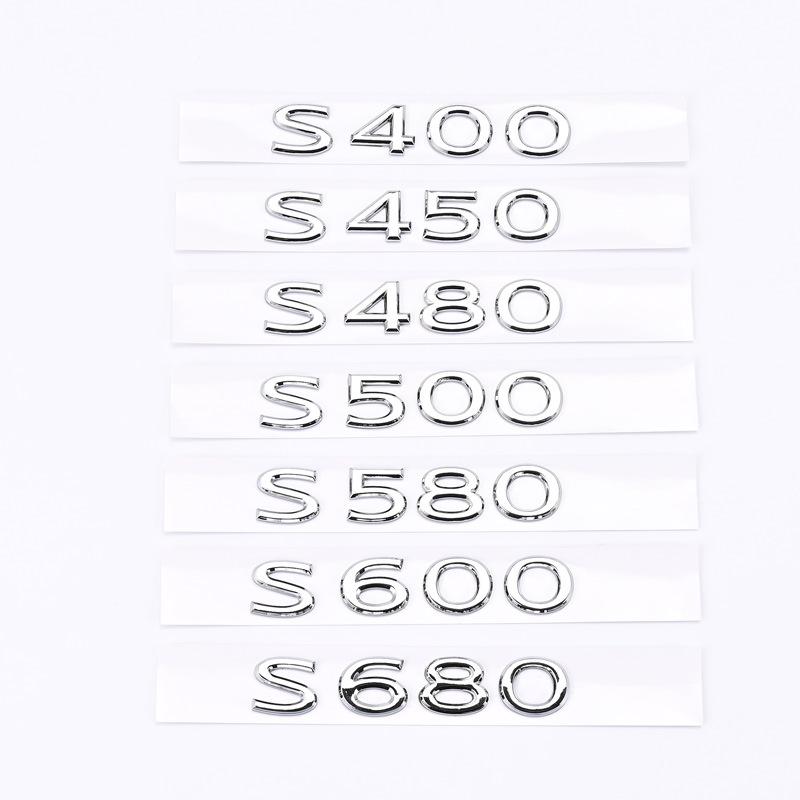 Compatible with Mercedes-Maybach S400, S450, S480, S500, S580, S600, S680 logo lettering modifications.