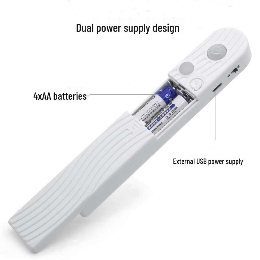 Waterproof 5V LED Strip with Motion Sensor for Wardrobe, Cabinet, and Stairs