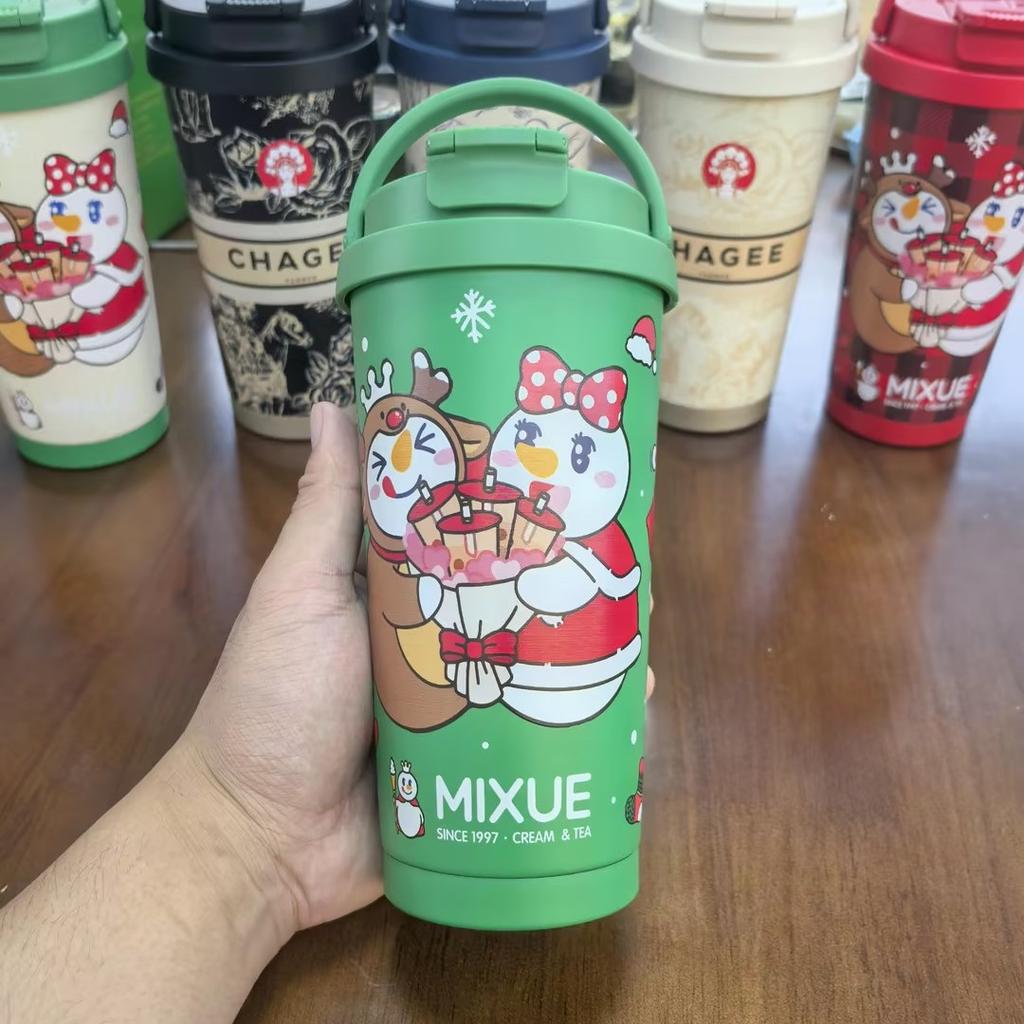 2025 500ml 18oz New Fashion Trend 316 Stainless Steel Insulated Cup Coffee Cup Portable Handle Gift Cup