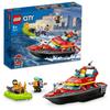 LEGO City Fire Rescue Boat 60373 (Multicolor)