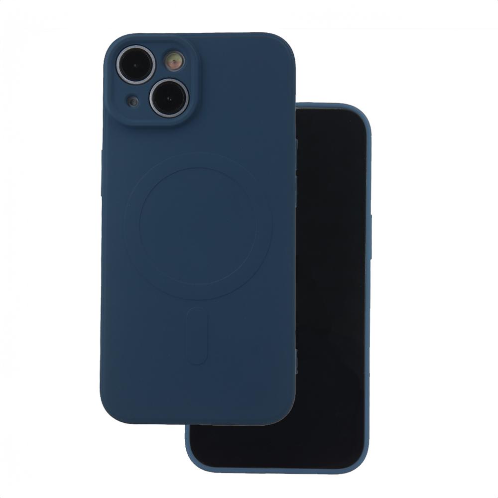 Simple Color Magnetic Case For Samsung Galaxy S25 Fe Navy Blue
