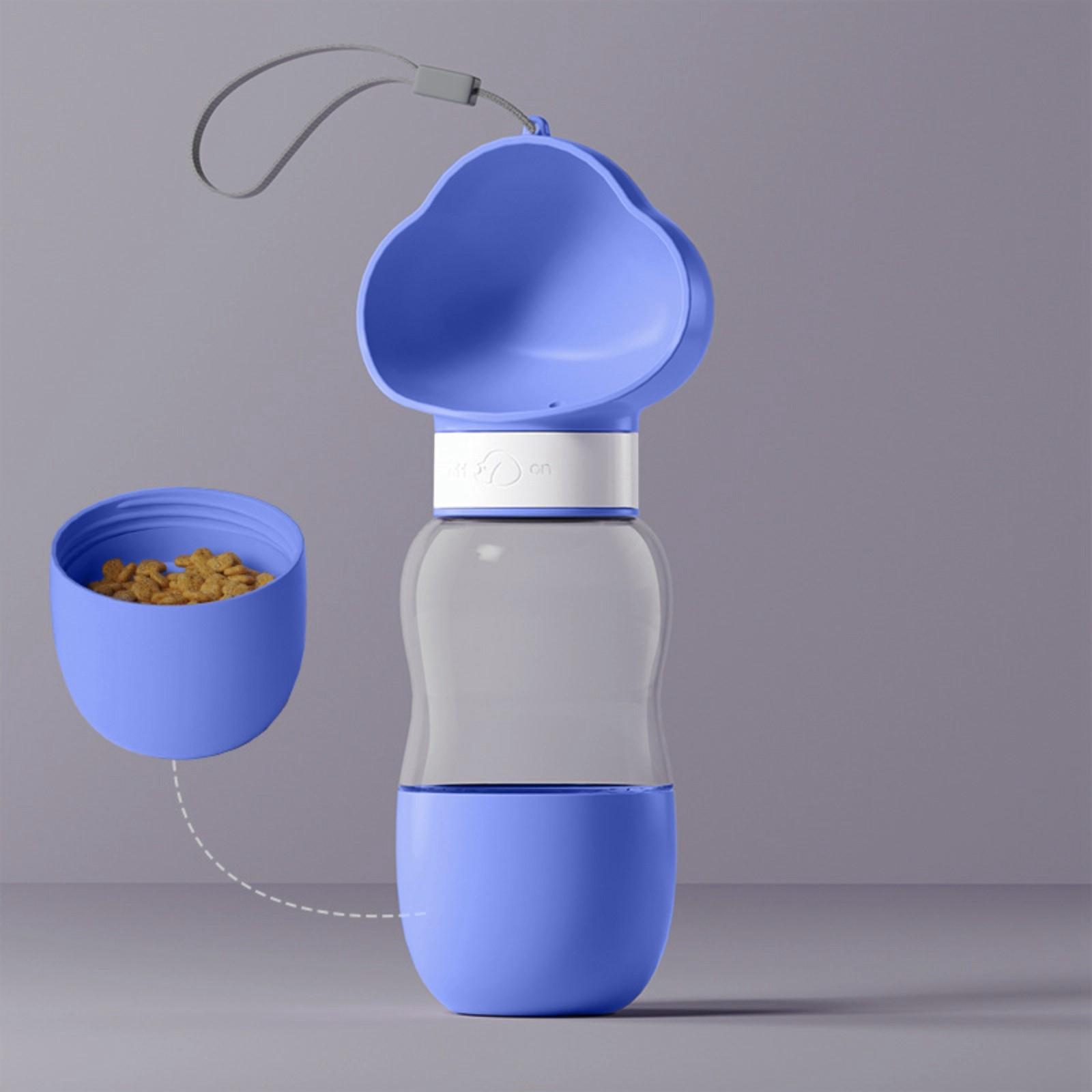 

Dog Outing Water Cup, Dog Kettle, Portable Tumbler, Dog Walking Water Bottle, Pet Feeding Water Feeding Cup Drinking Water + Feeding One Size фиолетовый