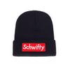 Schwifty Winter Embroidery Knitted Beanie Hat Skullies Hat Knit Letter Bonnet Outdoor Ski