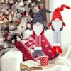 Cartoon Christmas Faceless Doll Cute Gnomes Elf Dolls Leg Hanging Doll Ornament  Desktop