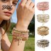Beach Vacation Bracelet 1 Set Bohemian Beaded Bracelets for Women