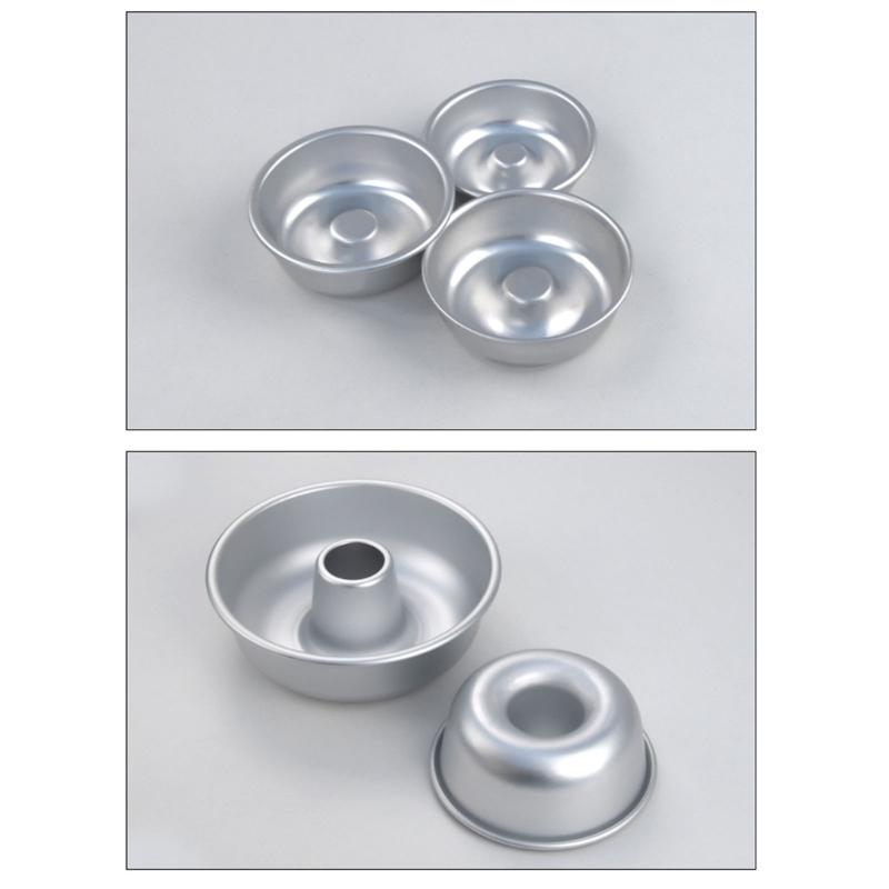 Practical Doughnuts Shape Baking Pan With Nonstick Coating Fixed Bottom Dessert Baking Tool Ideal For Home And Bakery Use