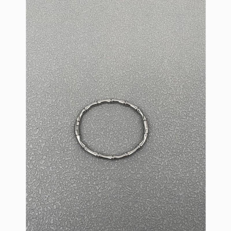 Modern Womens Stainless Steel Cuff With Textured Bamboo Link For Daily Fashion And Workout Steel