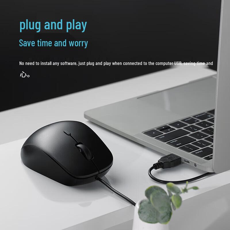 Rapoo N500 Wired Optical Mouse