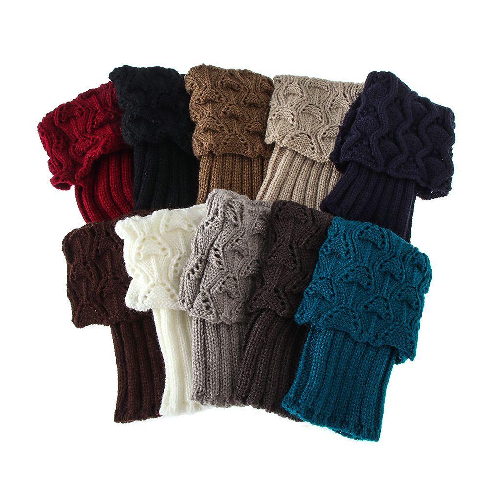1 Pair Toppers Crochet Shoes Accessories Knit Boot Socks Leg Warmers Foot Cover Boot Cuffs