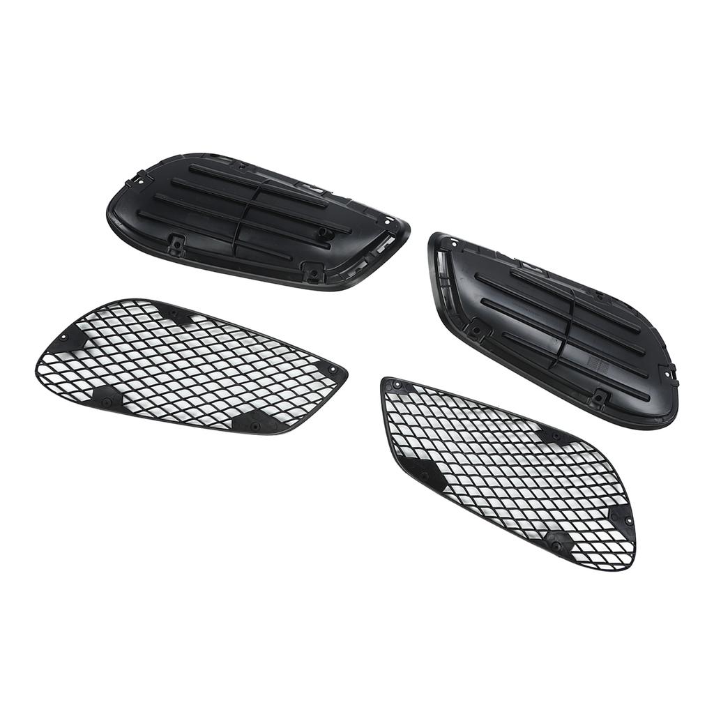 4Pcs Fog Light Plinth Cover 2128852723 Left and Right Fog Light Frame For Benz E?Class W212 AMG