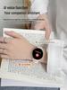 Multifunktionale Smartwatch für Damen: Telefon, Offline-Zahlung, Herzfrequenz, Blutdruck, Sport-Tracker, Silikon-Schrittzähler.