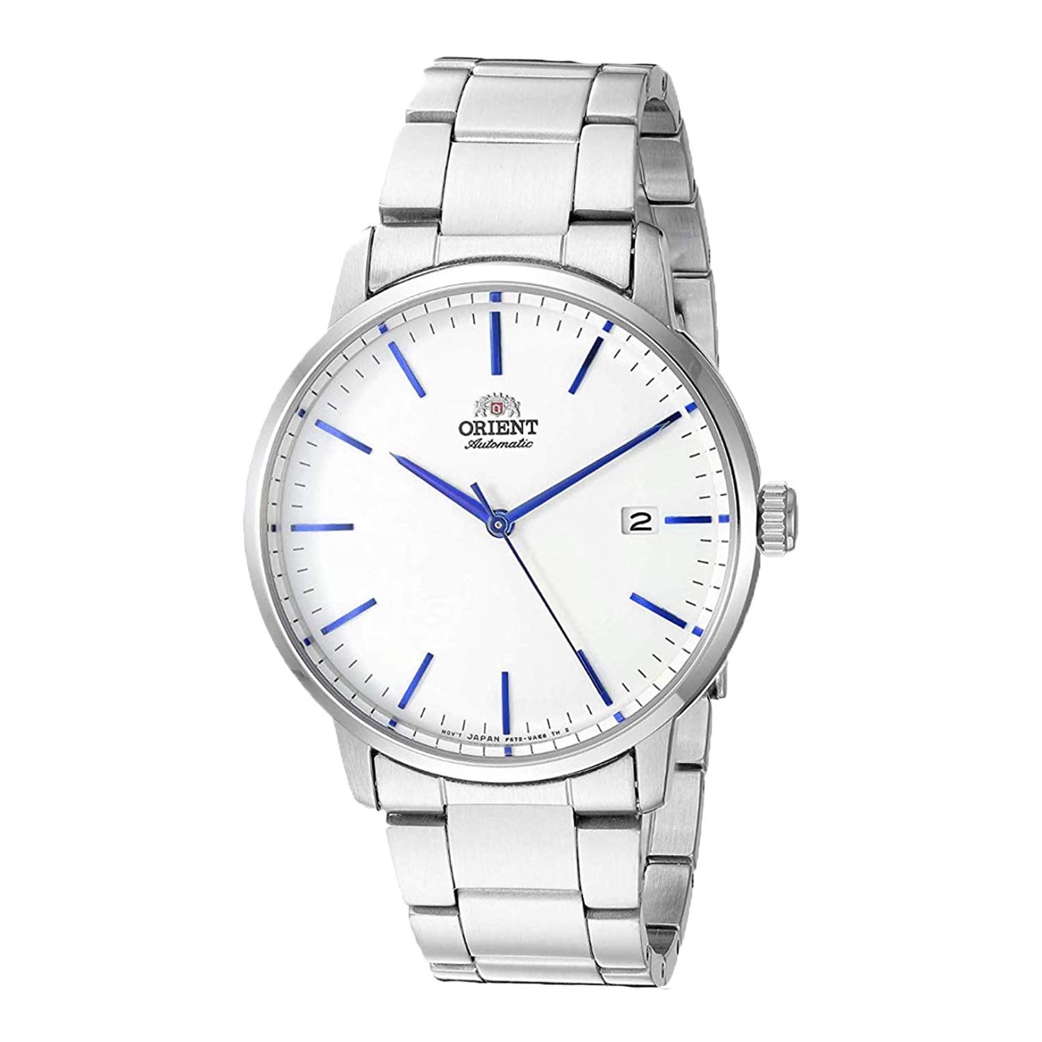 

Orient RA-AC0E Automatic/Hand Winding 40mm Dress Watch, White Dial RA-AC0E02S30B