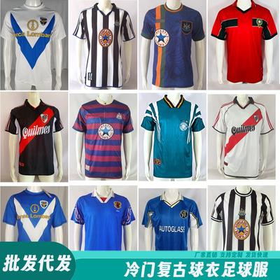 Vintage Retro Fotbalové Dresy Pánské Dámské Fotbalové Košile Bambusové Vlákno Sportovní Oblečení River Plate Newcastle America Maroko