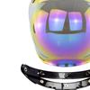 Burbuja 3 Broches, para Casco de Moto Abierto Parabrisas Universal Parabrisas Duradero