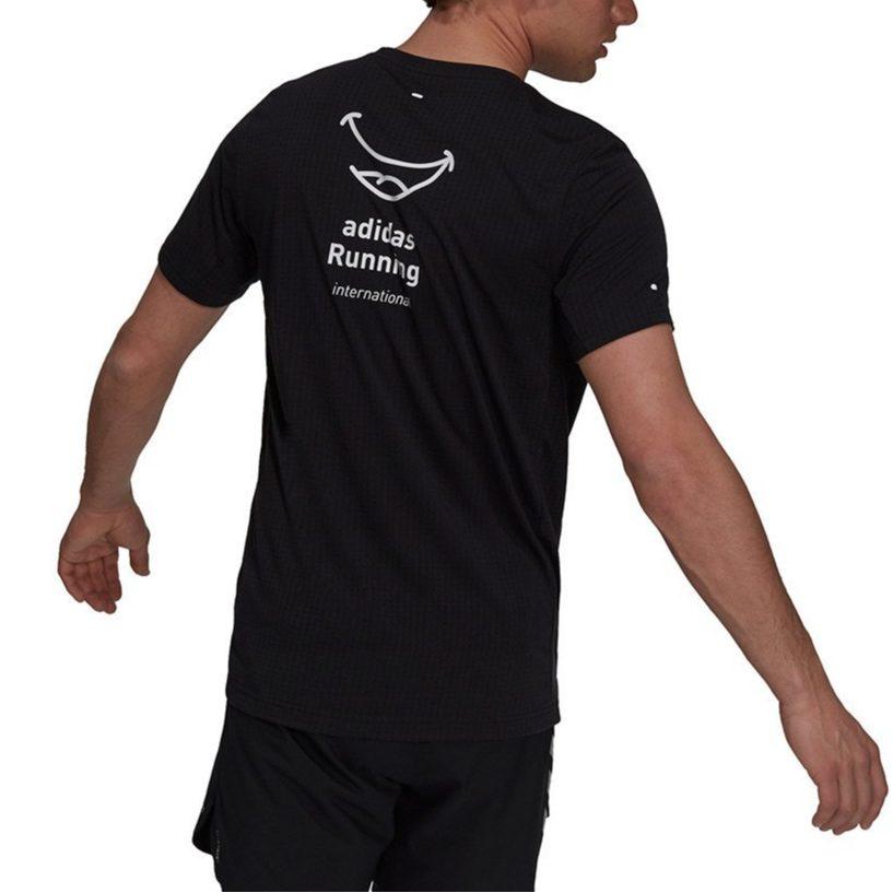 adidas T Shirts Men's Black Crew Neck Moderate Straight Fit GU0285