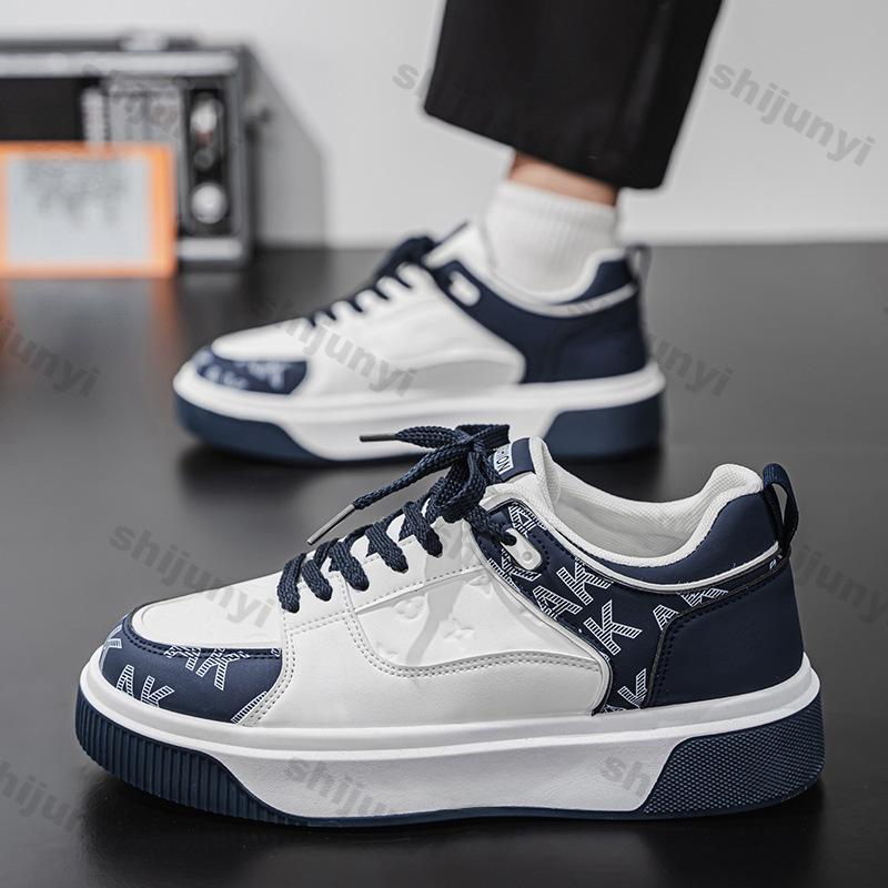 Fashion Men Shoes 2025 Spring Autumn New Fashion Comfortable Height Increase Casual Shoes Breathable Non Slip Vintage Platform Sneakers