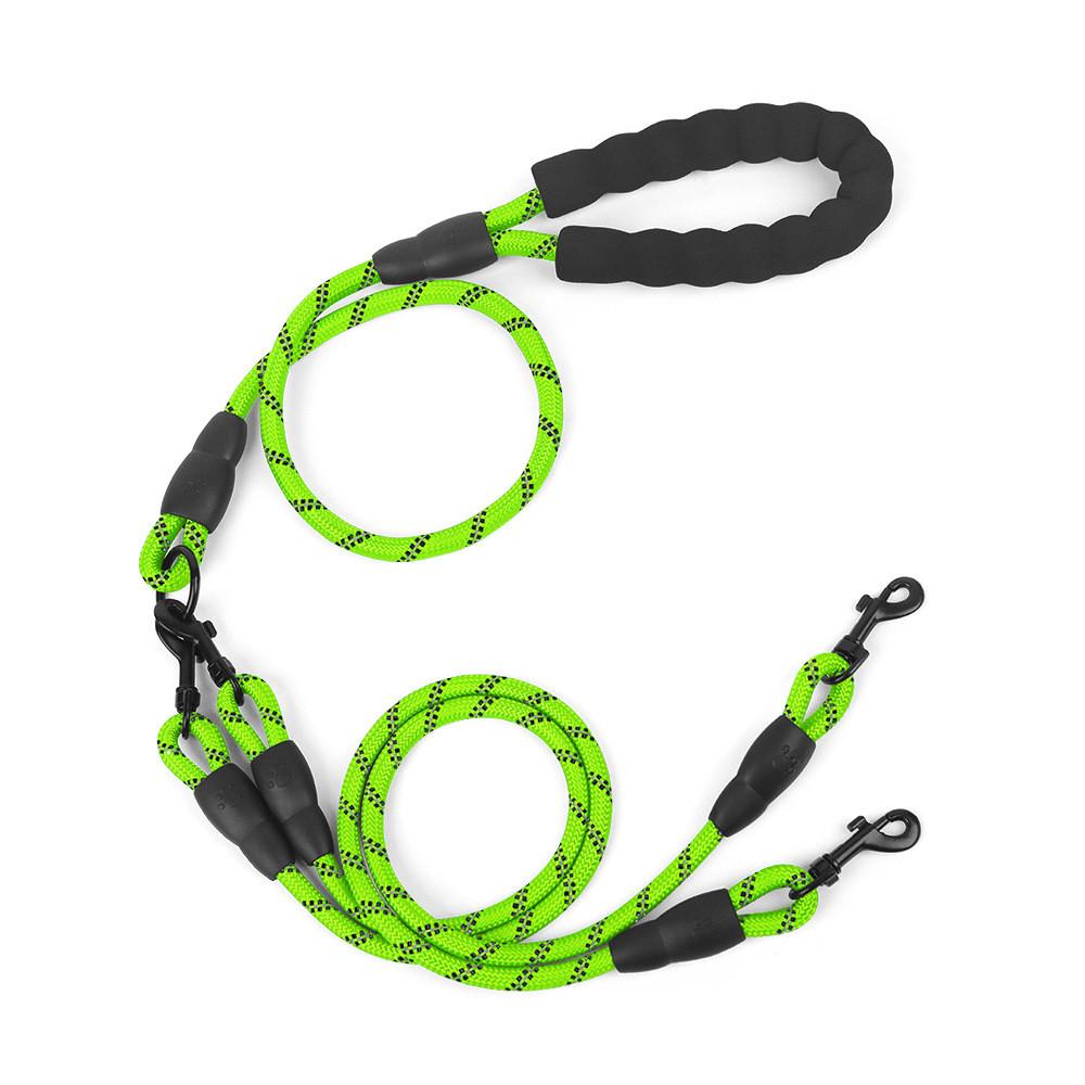Guinzaglio in Nylon per Animali Domestici con Design a Maniglie Multiple per Passeggiate e Addestramento Cani