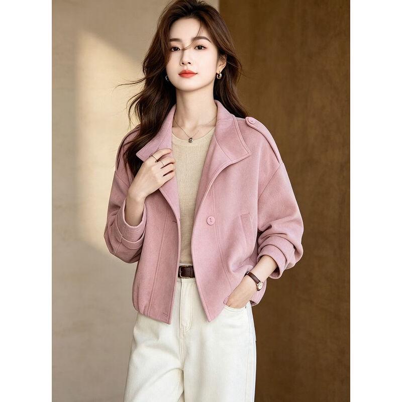 D.F.DEAR Women's Casual Lapel Jacket