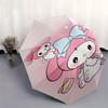 My Melody, Bow Automatic Opening and Closing Folding Umbrella with 8-rib Frame and Compact Travel Design, Perfect for All Occasions | Stylis