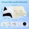 HOMCA Memory Foam Cervical Pillow, 2 In 1 Ergonomic Contour Orthopedic Pillow for Neck Pain, Contoured Support Pillows for Side Back Stomach Sleepers